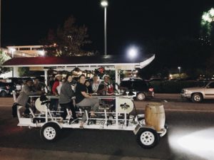 Waco Pedal Tours Christmas Lights in Castle Heights Tour 2017